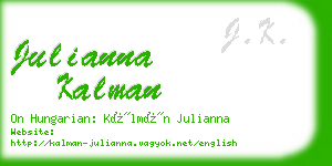 julianna kalman business card